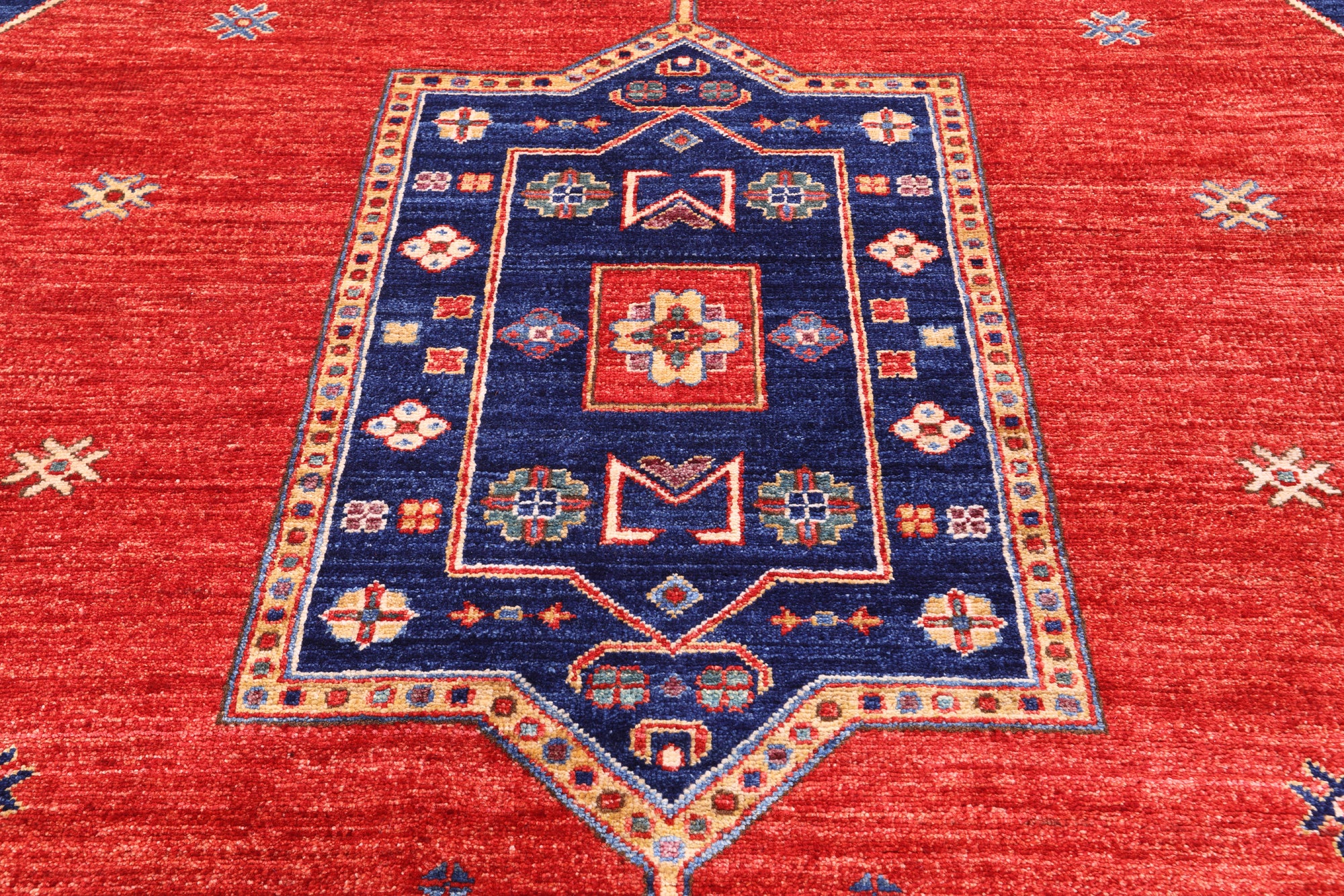 Persian Fine Serapi Hand Knotted Wool Rug - 8' 11" X 11' 4" - Golden Nile