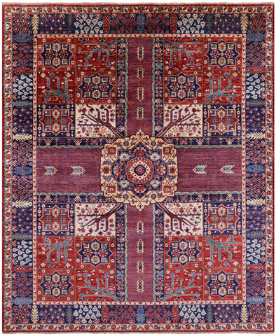 Persian Fine Serapi Hand Knotted Wool Rug - 8' 3