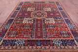 Persian Fine Serapi Hand Knotted Wool Rug - 8' 3" X 9' 11" - Golden Nile