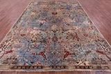 Persian Fine Serapi Hand Knotted Wool Rug - 9' 0" X 11' 10" - Golden Nile