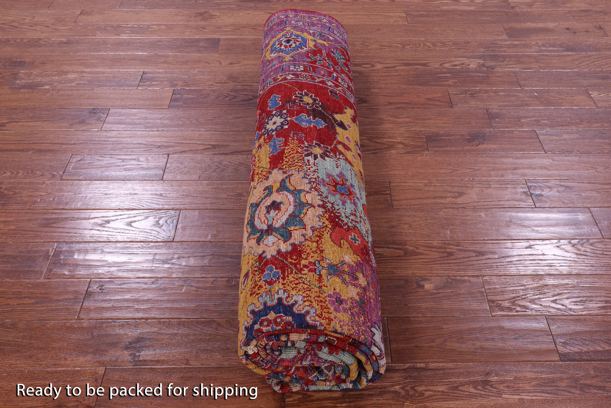 Persian Fine Serapi Handmade Wool Rug - 9' 2" X 11' 11" - Golden Nile