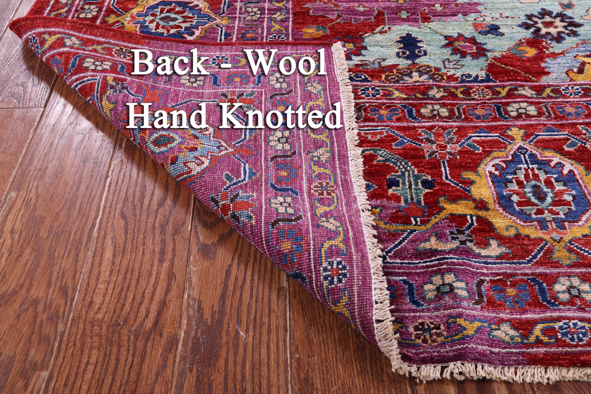 Persian Fine Serapi Handmade Wool Rug - 9' 2" X 11' 11" - Golden Nile