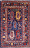 Persian Fine Serapi Handmade Wool Rug - 5' 11" X 9' 3" - Golden Nile