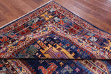 Persian Fine Serapi Handmade Wool Rug - 5' 11" X 9' 3" - Golden Nile