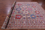 Persian Fine Serapi Handmade Wool Rug - 8' 10" X 11' 8" - Golden Nile