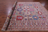 Persian Fine Serapi Handmade Wool Rug - 8' 10" X 11' 8" - Golden Nile
