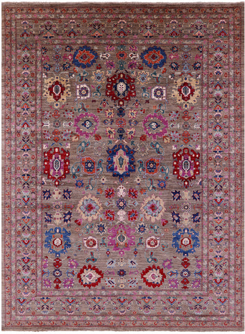 Persian Fine Serapi Handmade Wool Rug - 8' 10