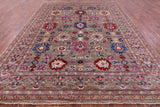 Persian Fine Serapi Handmade Wool Rug - 8' 10" X 11' 8" - Golden Nile