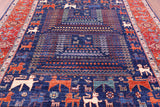 Persian Fine Serapi Hand Knotted Wool Rug - 8' 0" X 10' 0" - Golden Nile