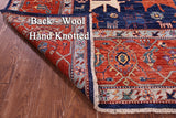 Persian Fine Serapi Hand Knotted Wool Rug - 8' 0" X 10' 0" - Golden Nile