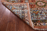 Persian Fine Serapi Hand Knotted Wool Rug - 9' 0" X 11' 9" - Golden Nile