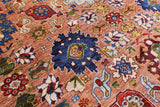 Persian Fine Serapi Hand Knotted Wool Rug - 9' 0" X 11' 9" - Golden Nile