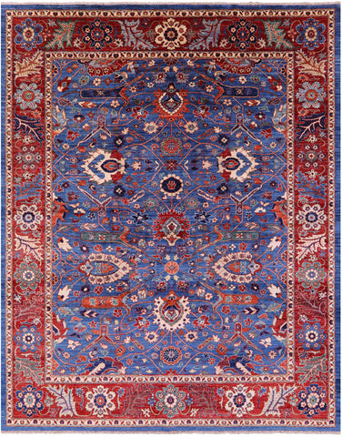 Persian Fine Serapi Hand Knotted Wool Rug - 8' 3
