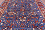 Persian Fine Serapi Hand Knotted Wool Rug - 8' 3" X 9' 11" - Golden Nile
