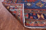 Blue Persian Fine Serapi Hand Knotted Wool Rug - 8' 2" X 9' 8" - Golden Nile