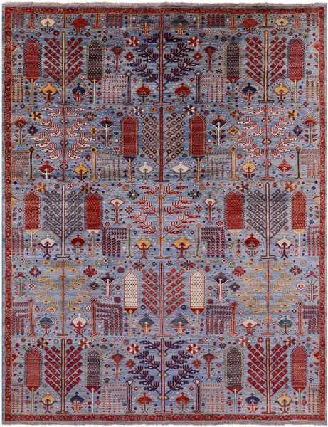 Persian Ziegler Hand Knotted Wool Rug - 7' 9" X 10' 0" - Golden Nile