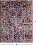 Persian Ziegler Hand Knotted Wool Rug - 7' 9" X 10' 0" - Golden Nile