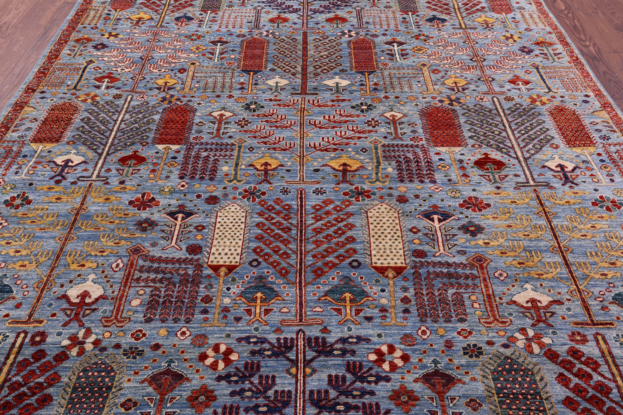 Persian Ziegler Hand Knotted Wool Rug - 7' 9" X 10' 0" - Golden Nile