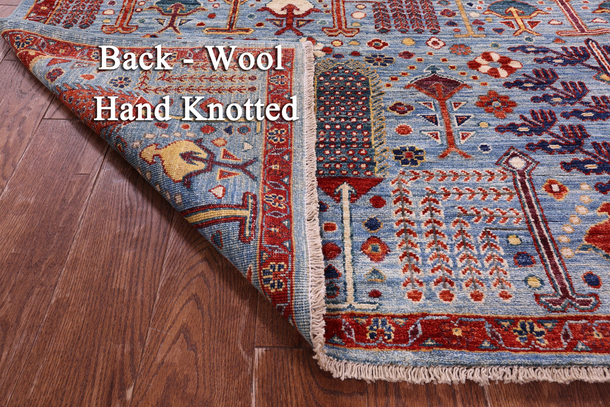 Persian Ziegler Hand Knotted Wool Rug - 7' 9" X 10' 0" - Golden Nile