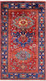 Persian Fine Serapi Handmade Wool Rug - 2' 9" X 4' 11" - Golden Nile
