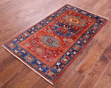 Persian Fine Serapi Handmade Wool Rug - 2' 9" X 4' 11" - Golden Nile