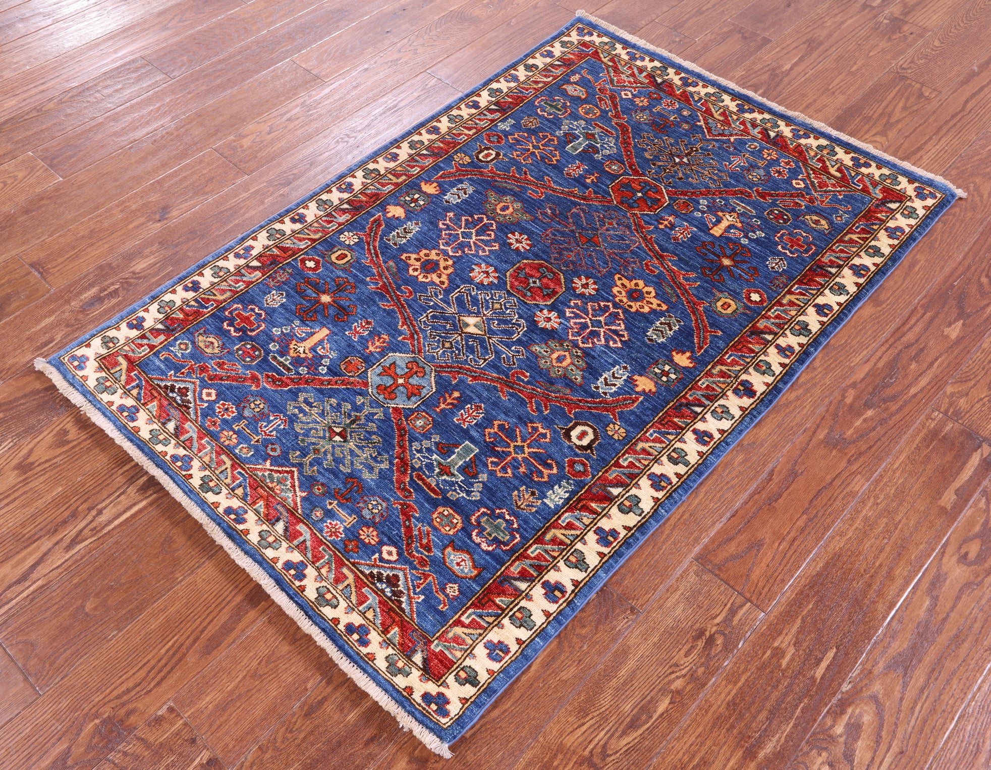 Persian Fine Serapi Handmade Wool Rug - 3' 1" X 4' 8" - Golden Nile