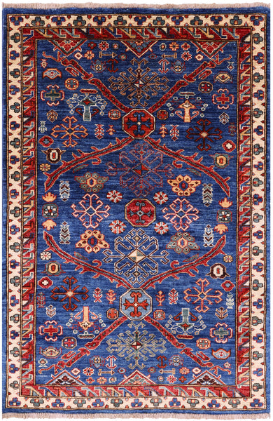 Persian Fine Serapi Handmade Wool Rug - 3' 1" X 4' 8" - Golden Nile