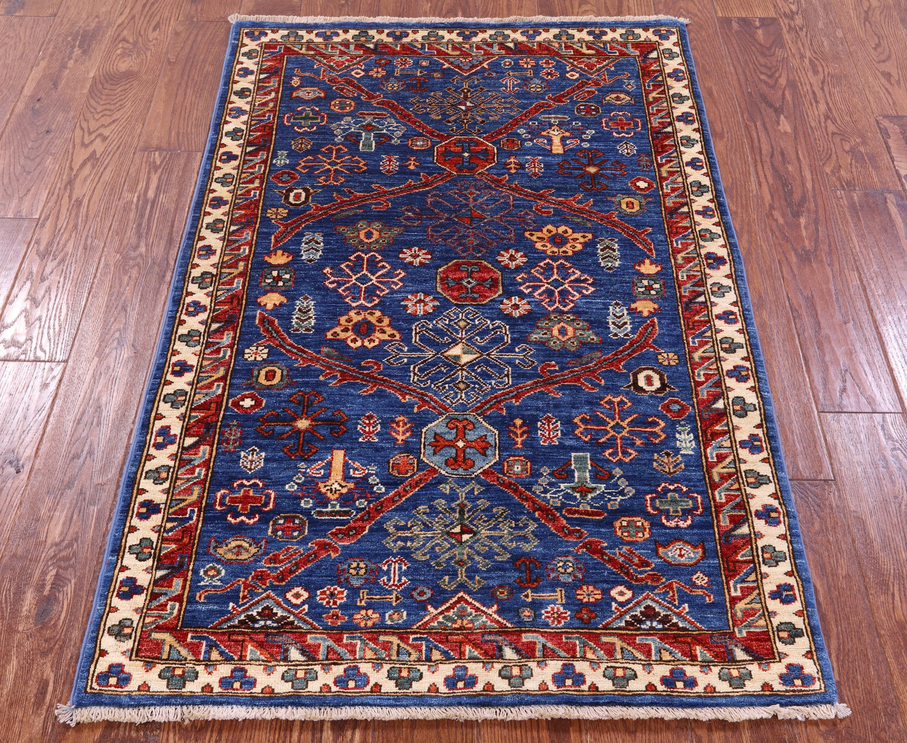 Persian Fine Serapi Handmade Wool Rug - 3' 1" X 4' 8" - Golden Nile