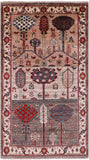 Tribal Persian Gabbeh Hand Knotted Wool Rug - 3' 0" X 5' 3" - Golden Nile