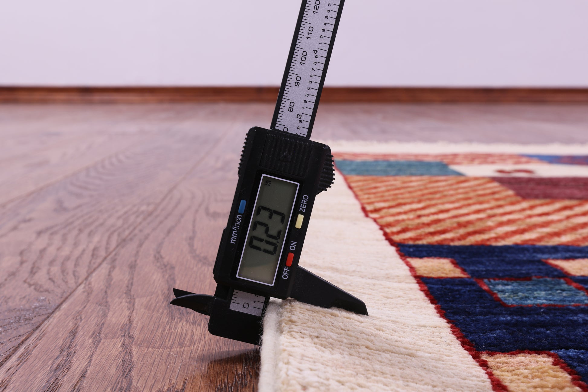 Tribal Persian Gabbeh Hand Knotted Wool Rug - 3' 4" X 4' 11" - Golden Nile