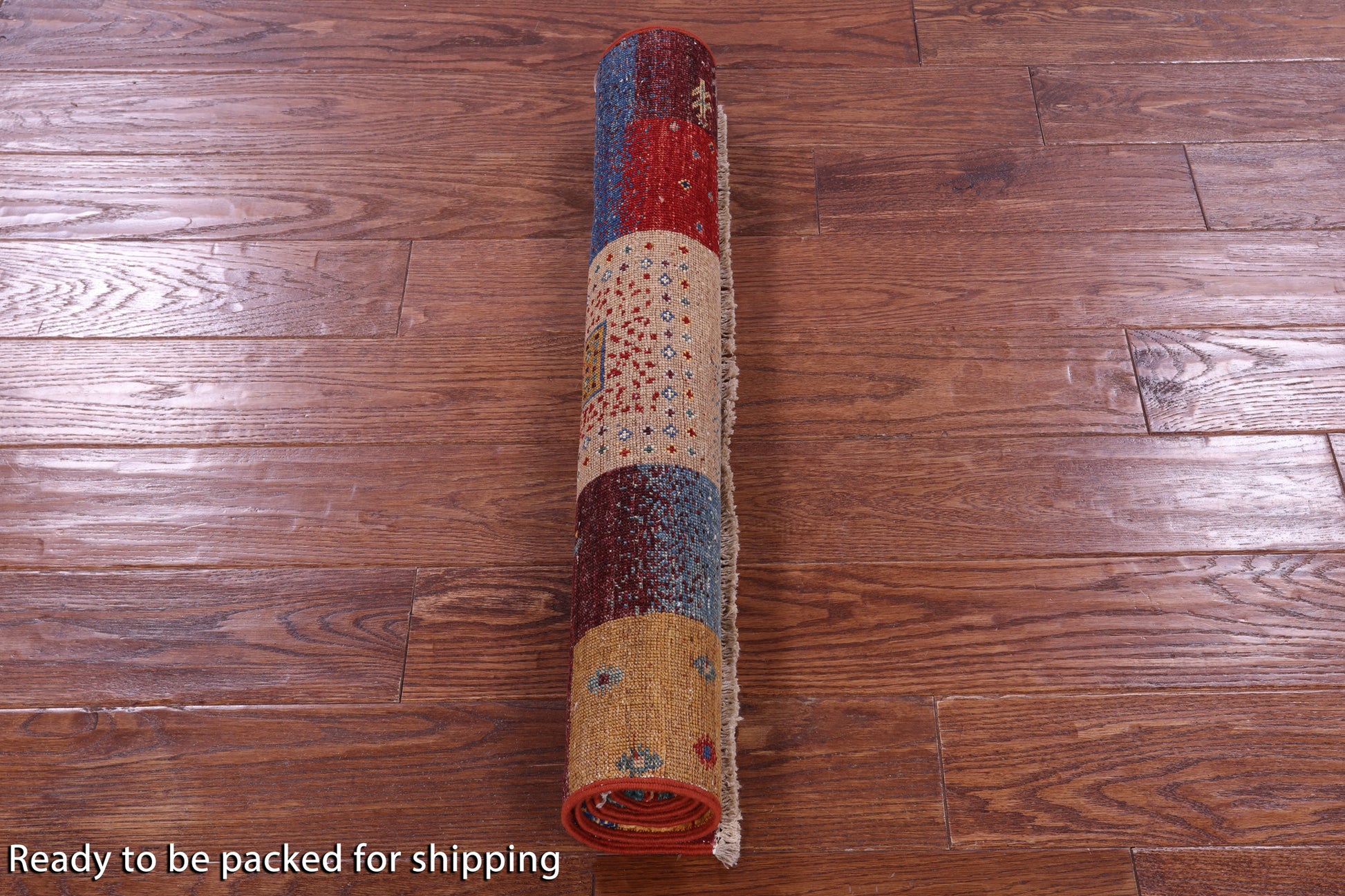 Tribal Persian Gabbeh Handmade Wool Rug - 2' 8" X 4' 0" - Golden Nile