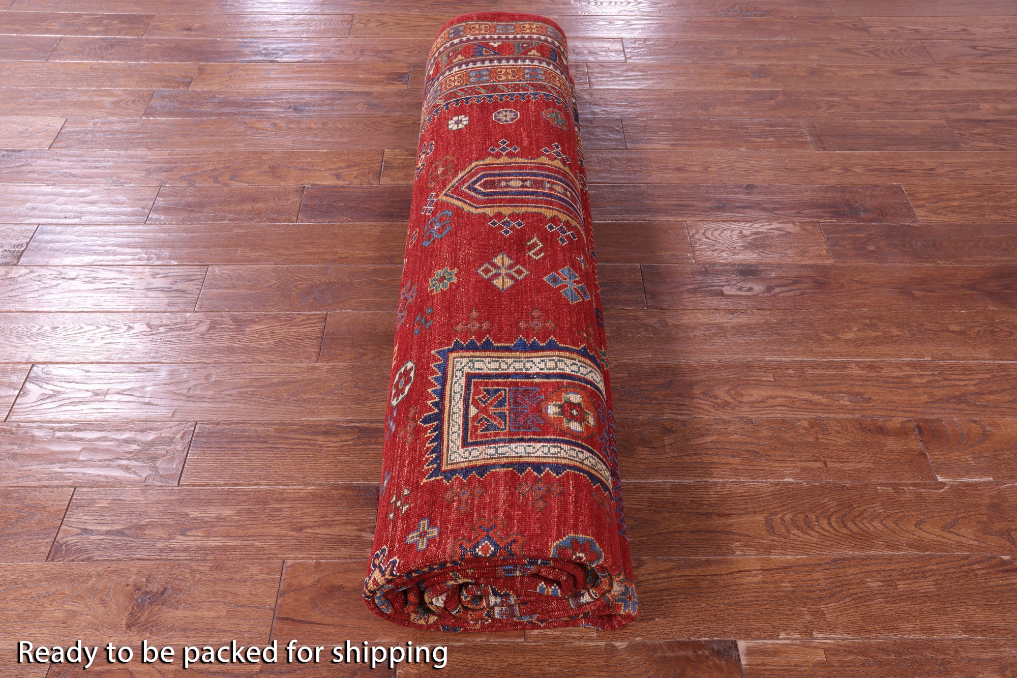 Persian Fine Serapi Hand Knotted Wool Rug - 9' 1" X 12' 0" - Golden Nile