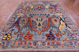 Persian Fine Serapi Handmade Wool Rug - 7' 11" X 9' 8" - Golden Nile
