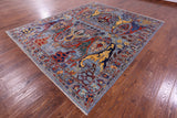 Persian Fine Serapi Handmade Wool Rug - 7' 11" X 9' 8" - Golden Nile