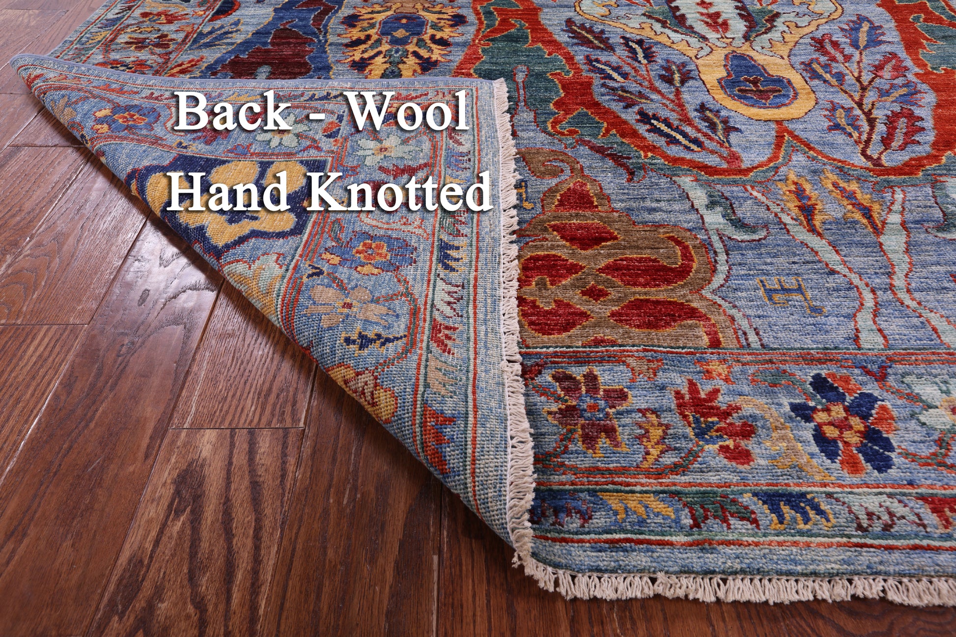 Persian Fine Serapi Handmade Wool Rug - 7' 11" X 9' 8" - Golden Nile