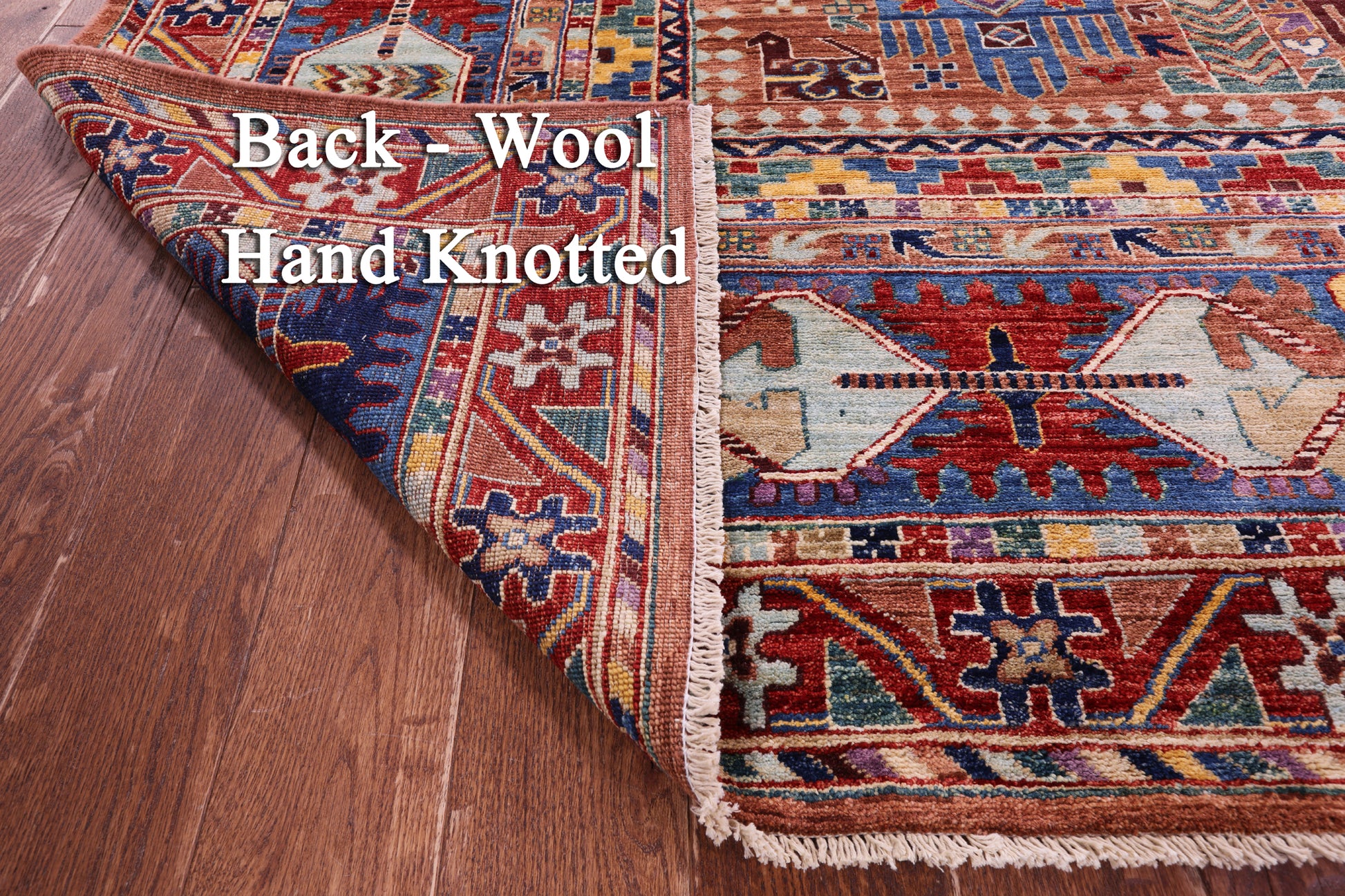 Persian Fine Serapi Hand Knotted Wool Rug - 8' 10" X 11' 5" - Golden Nile