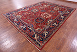 Persian Fine Serapi Hand Knotted Wool Rug - 8' 10" X 11' 11" - Golden Nile
