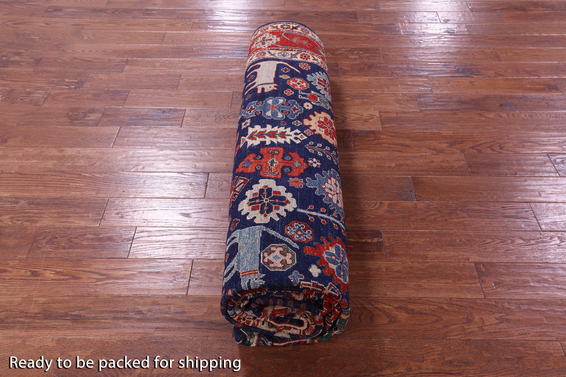 Persian Fine Serapi Handmade Wool Rug - 8' 8" X 11' 11" - Golden Nile