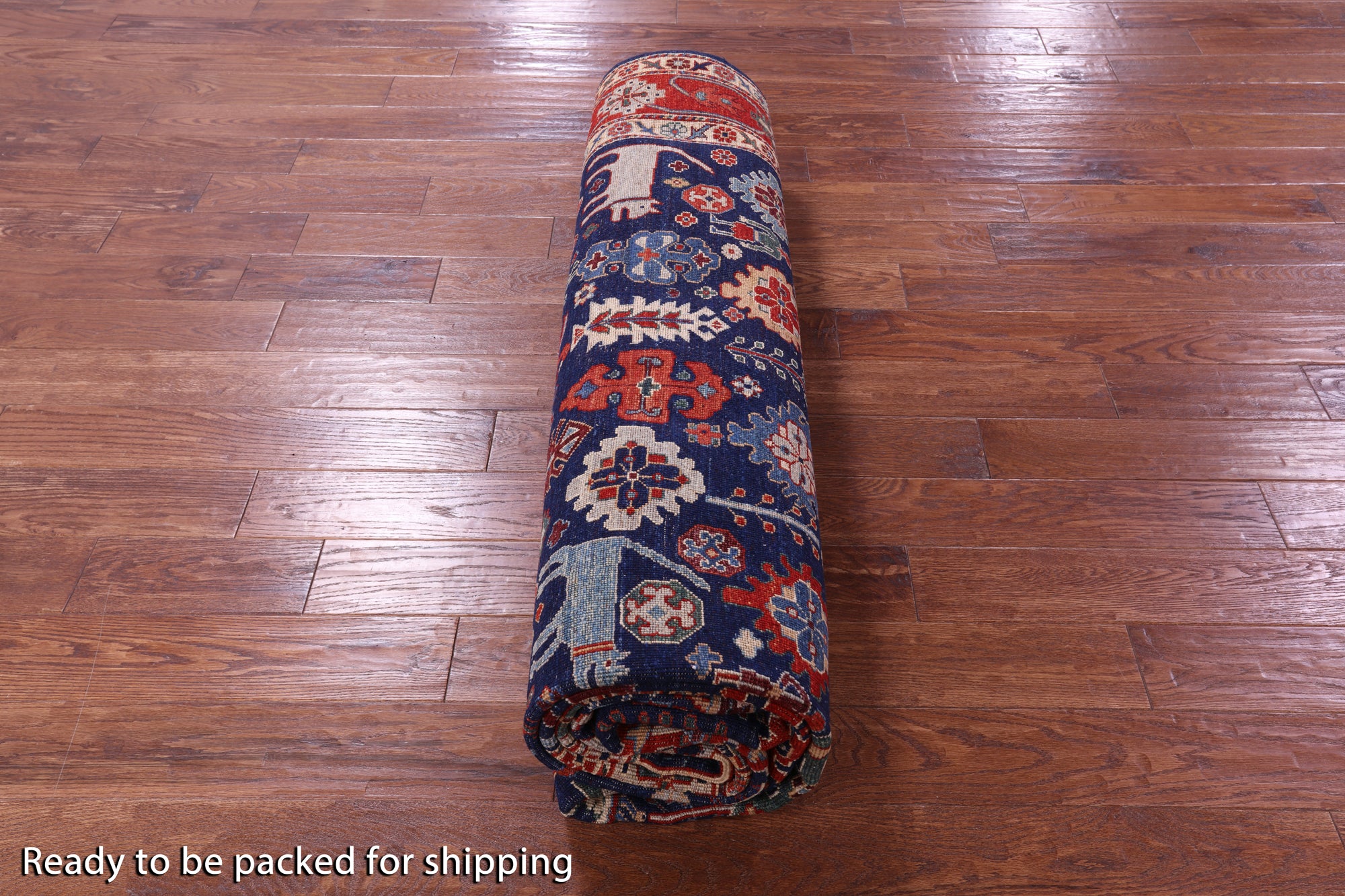 Persian Fine Serapi Handmade Wool Rug - 8' 8" X 11' 11" - Golden Nile