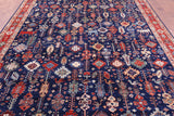 Persian Fine Serapi Handmade Wool Rug - 8' 8" X 11' 11" - Golden Nile