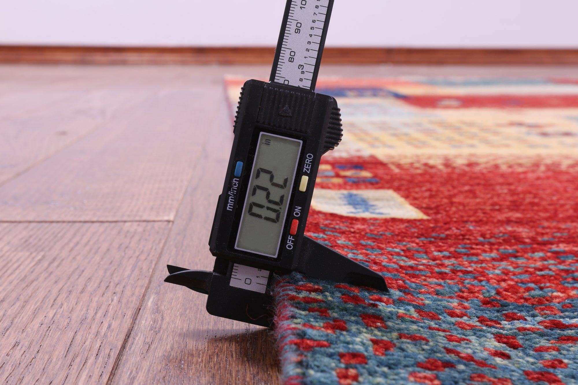 Tribal Persian Gabbeh Handmade Wool Rug - 8' 2" X 9' 8" - Golden Nile