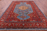 Persian Fine Serapi Hand Knotted Wool Rug - 8' 10" X 11' 6" - Golden Nile