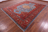 Persian Fine Serapi Hand Knotted Wool Rug - 8' 10" X 11' 6" - Golden Nile