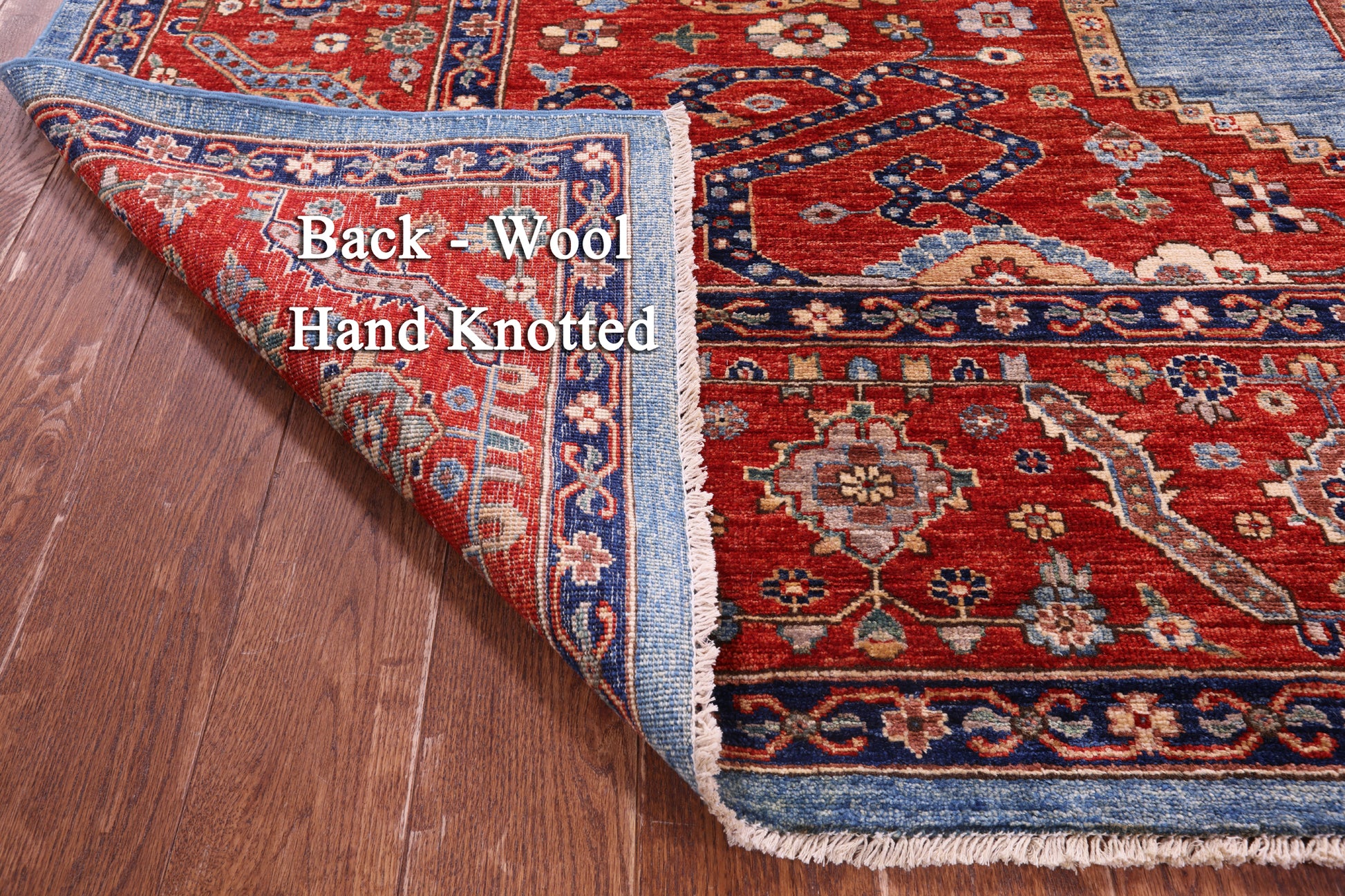 Persian Fine Serapi Hand Knotted Wool Rug - 8' 10" X 11' 6" - Golden Nile
