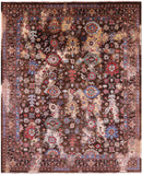 Persian Fine Serapi Handmade Wool Rug - 8' 2" X 9' 9" - Golden Nile
