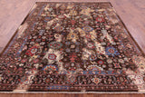 Persian Fine Serapi Handmade Wool Rug - 8' 2" X 9' 9" - Golden Nile