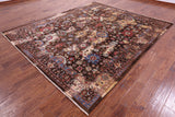 Persian Fine Serapi Handmade Wool Rug - 8' 2" X 9' 9" - Golden Nile