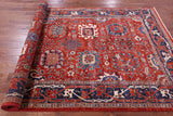 Persian Fine Serapi Hand Knotted Wool Rug - 6' 0" X 11' 6" - Golden Nile
