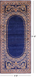 Contemporary Hand Knotted Wool Rug - 4' 9" X 11' 6" - Golden Nile