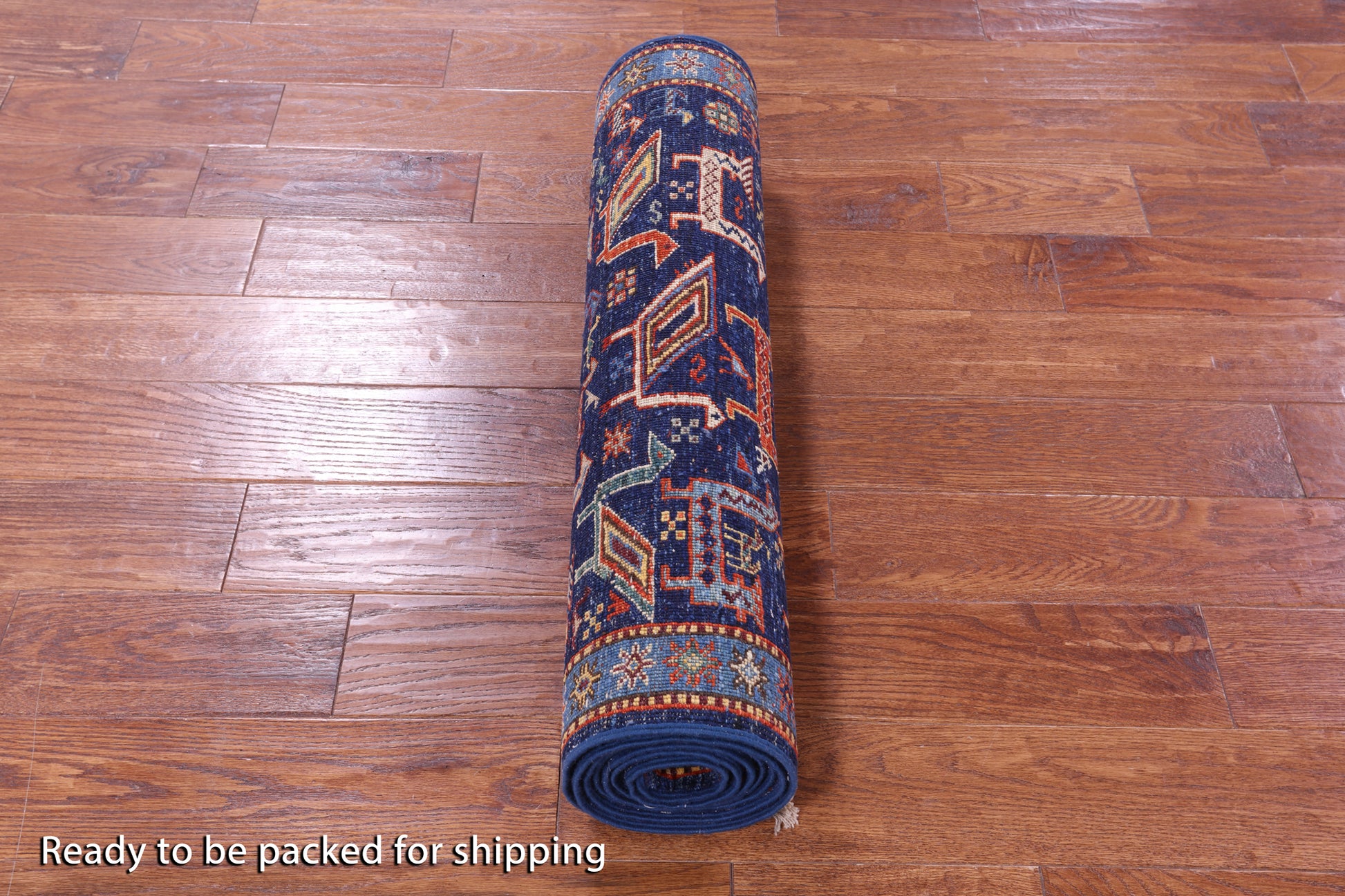 Persian Fine Serapi Hand Knotted Wool Runner Rug - 2' 9" X 9' 8" - Golden Nile